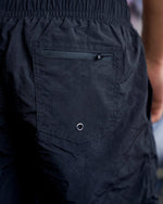 LUX SPORT - Luxury Athleisure Wear Mens Shorts Swim Shorts - Black - (Pre-Order 19th May)