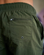 LUX SPORT - Luxury Athleisure Wear Mens Shorts Swim Shorts - Olive - (Pre-Order 19th May)