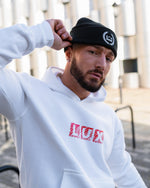 LUX SPORT - Active Streetwear Headwear One Size Fits All. Logo Beanie - Black