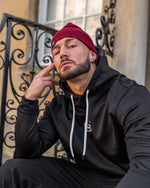 LUX SPORT - Active Streetwear Headwear One Size Fits All. Premium Beanie - Maroon