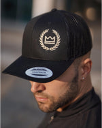 Trucker Snapback - Black/Gold