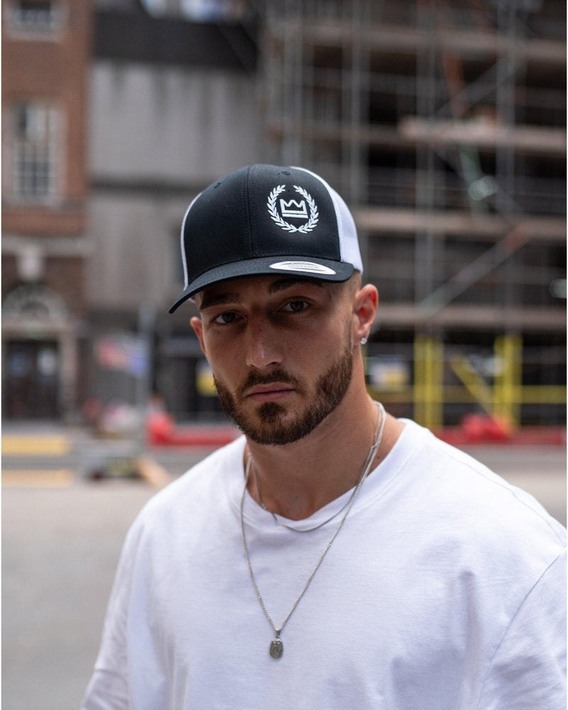 Trucker Snapback - Black/White
