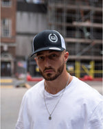 Trucker Snapback - Black/White