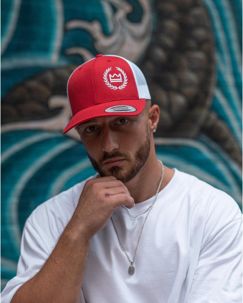 Trucker Snapback - Red/White