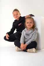 LUX SPORT - Luxury Athleisure Wear Lux Jnr Hoodie Lux Jnr Barcode Hoodie - Grey