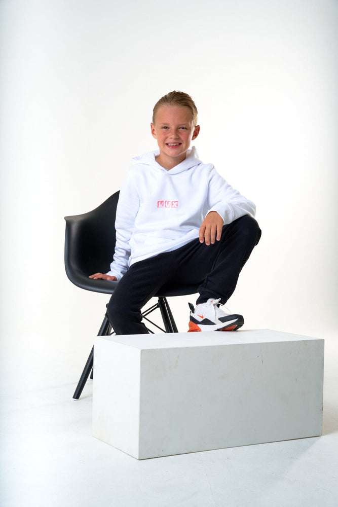 LUX SPORT - Luxury Athleisure Wear Lux Jnr Hoodie Lux Jnr Block Hoodie - White