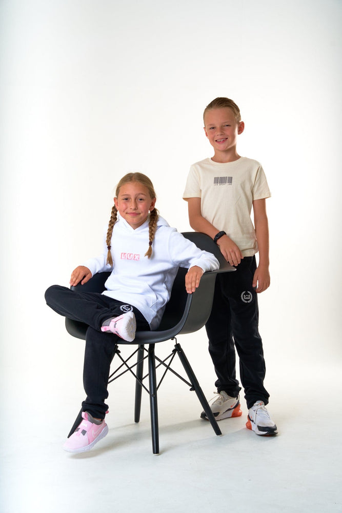 LUX SPORT - Luxury Athleisure Wear Lux Jnr Hoodie Lux Jnr Block Hoodie - White