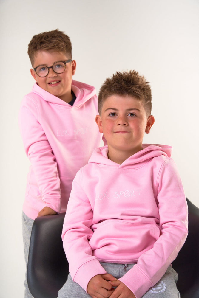 LUX SPORT - Luxury Athleisure Wear Lux Jnr Hoodie Lux Jnr Doodle Hoodie - Cotton Pink