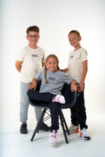 LUX SPORT - Luxury Athleisure Wear Lux Jnr T-Shirt Lux Jnr Barcode Tee - Natural