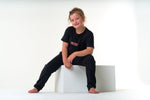 LUX SPORT - Luxury Athleisure Wear Lux Jnr T-Shirt Lux Jnr Block Tee - Black