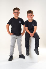 Lux Jnr Logo Tee - Black