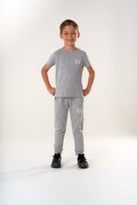 LUX SPORT - Luxury Athleisure Wear Lux Jnr T-Shirt Lux Jnr Logo Tee - Grey