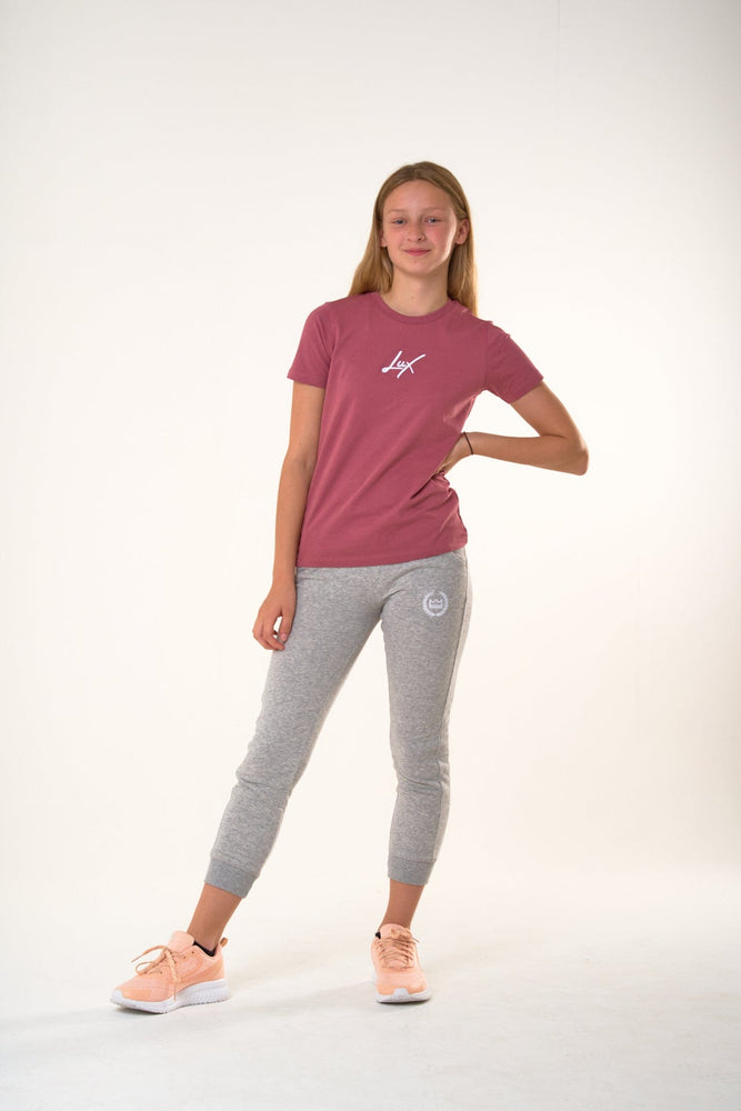 LUX SPORT - Luxury Athleisure Wear Lux Jnr T-Shirt Lux Jnr Signature Tee - Rose