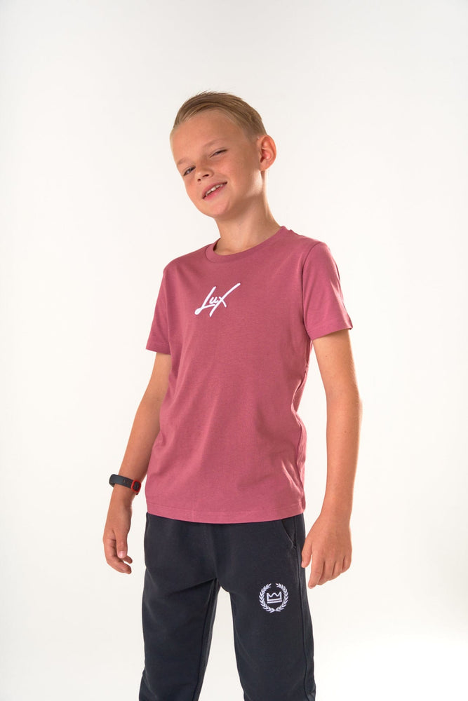 LUX SPORT - Luxury Athleisure Wear Lux Jnr T-Shirt Lux Jnr Signature Tee - Rose