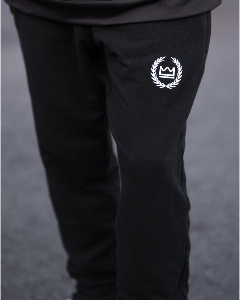 LUX SPORT - Active Streetwear Mens Bottoms Tech Joggers - Black