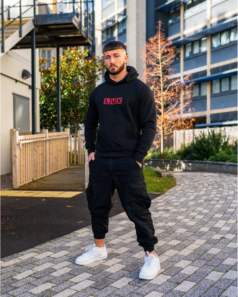 LUX SPORT - Active Streetwear Mens Hoodies & Jackets Lux Pullover Hoodie - Black