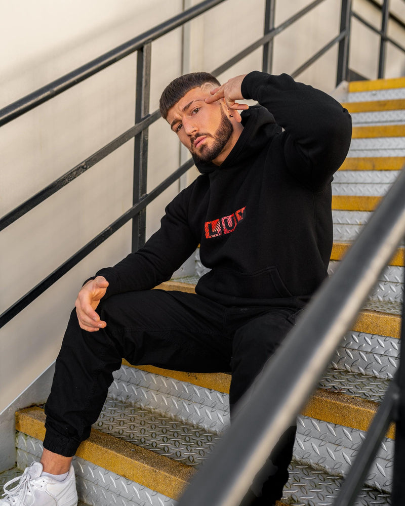 LUX SPORT - Active Streetwear Mens Hoodies & Jackets Lux Pullover Hoodie - Black