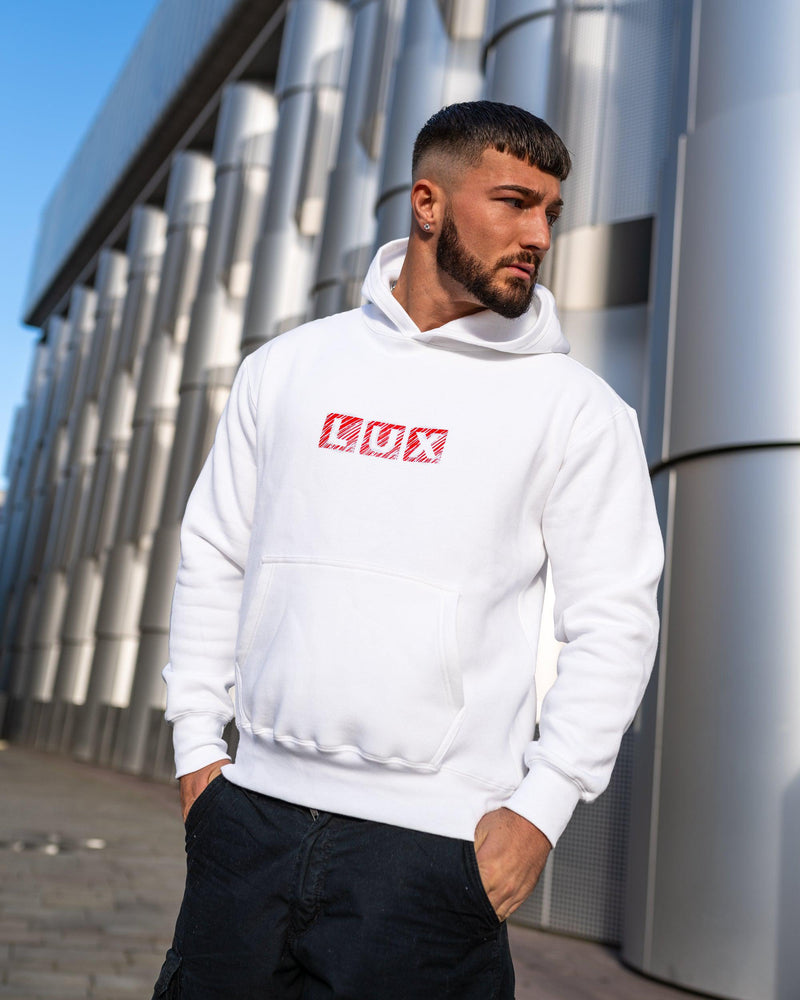 LUX SPORT - Active Streetwear Mens Hoodies & Jackets Lux Pullover Hoodie - White