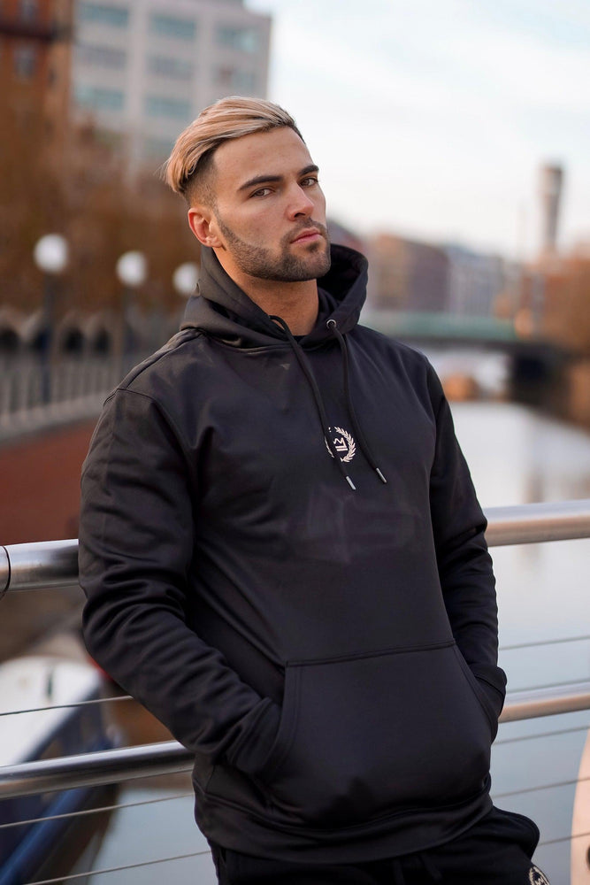 Performance Hoodie - Black/Gold