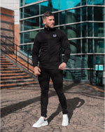 LUX SPORT - Active Streetwear Mens Hoodies & Jackets Zip up Jacket - Black
