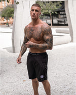 LUX SPORT - Active Streetwear Mens Shorts Tech Shorts - Black/White