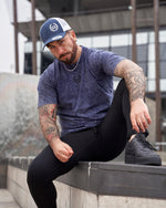 Acid Wash Tee - Indigo