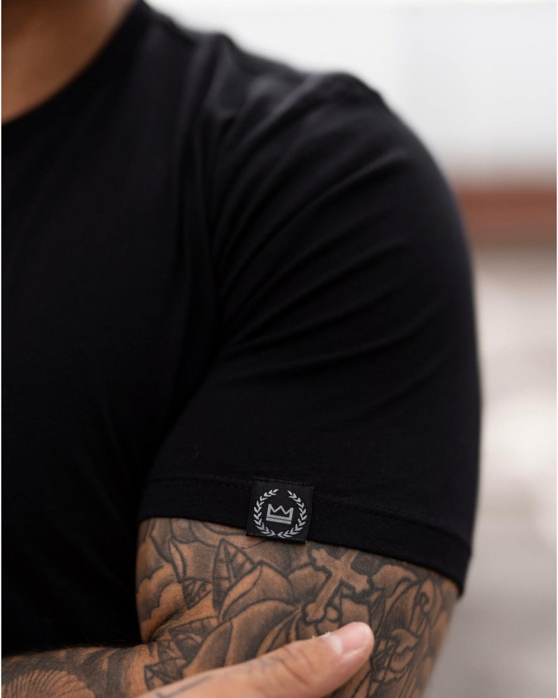 Longline Tee - Black - LV2LFT - Lifestyle Apparel & Gymwear
