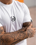Longline Tee - White - LV2LFT - Lifestyle Apparel & Gymwear
