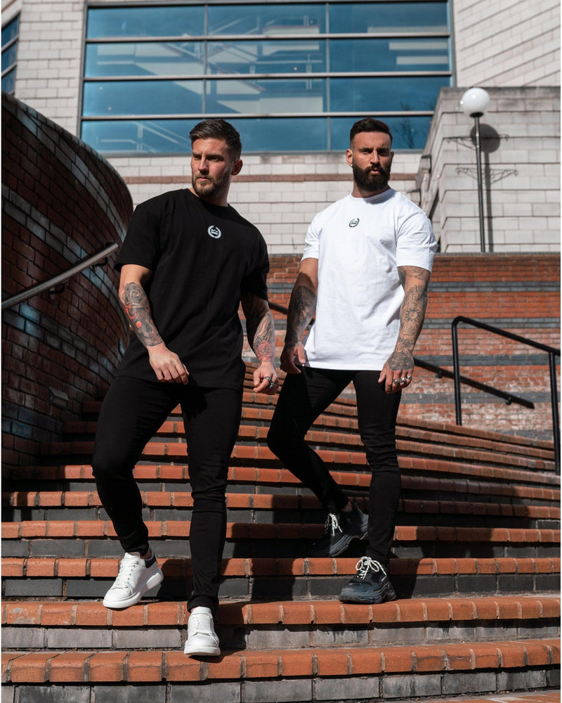 LUX SPORT - Active Streetwear Mens T-Shirts & Tops Oversized Tee - Black
