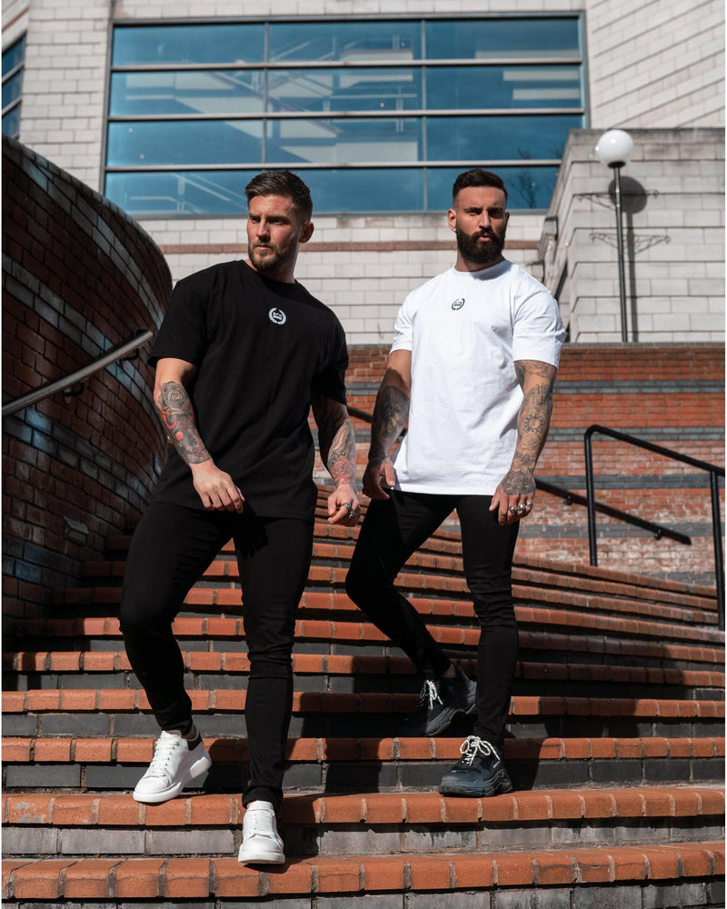 LUX SPORT - Active Streetwear Mens T-Shirts & Tops Oversized Tee - White