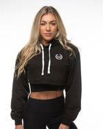 Cropped Hoodie - Black