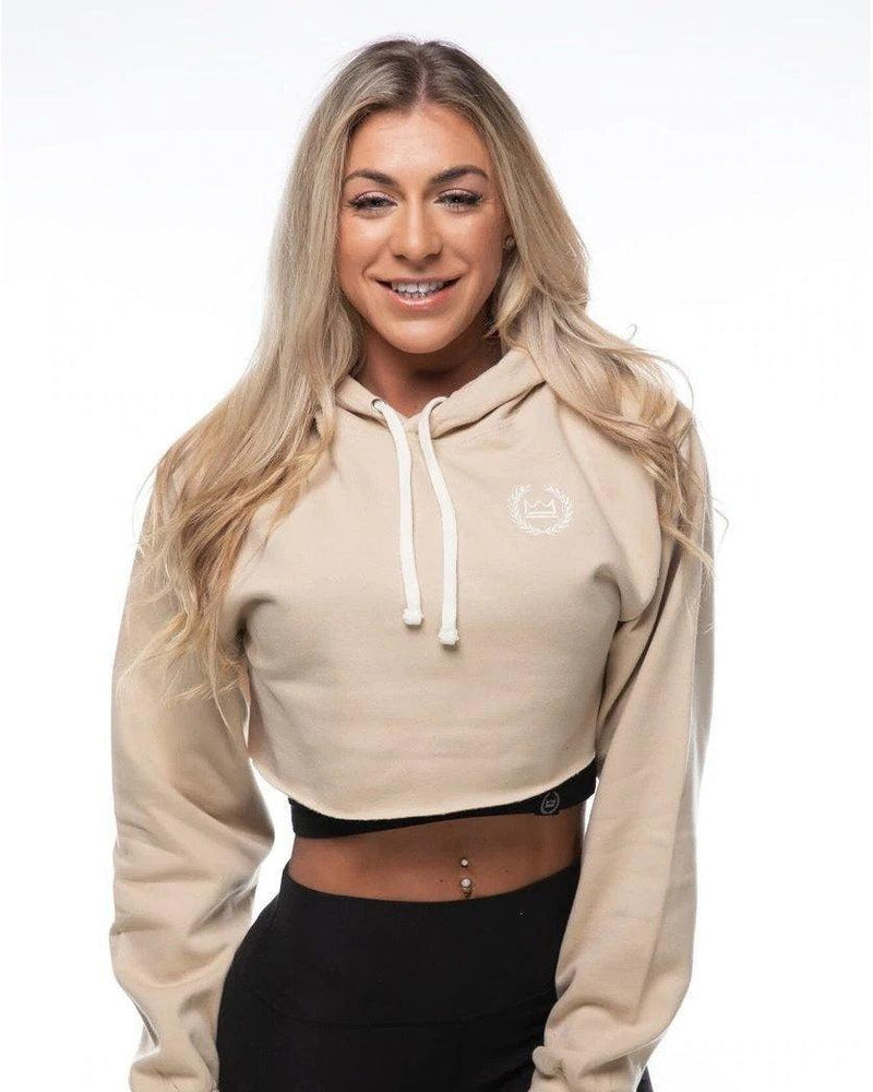 Cropped Hoodie - Sand