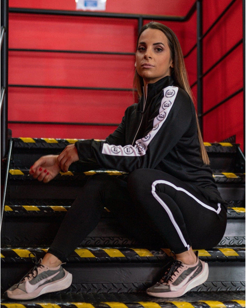 Contrast Leggings - Black/White