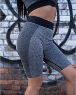 Sculpt Seamless Cycle Shorts - Charcoal - LV2LFT - Lifestyle Apparel & Gymwear