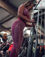 Sculpt Seamless Leggings - Burgundy - LV2LFT - Lifestyle Apparel & Gymwear