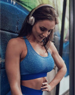 Sculpt Seamless Sports Bra - Blue