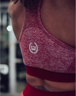 Sculpt Seamless Sports Bra - Burgundy - LV2LFT - Lifestyle Apparel & Gymwear
