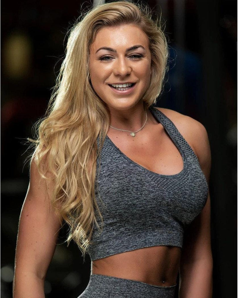 Seamless Sports Bra - Charcoal