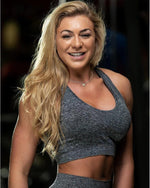 Seamless Sports Bra - Charcoal