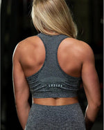 Seamless Sports Bra - Charcoal - LV2LFT - Lifestyle Apparel & Gymwear