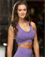 Seamless Sports Bra - Purple