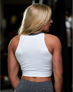 Crop Top - White - LV2LFT - Lifestyle Apparel & Gymwear
